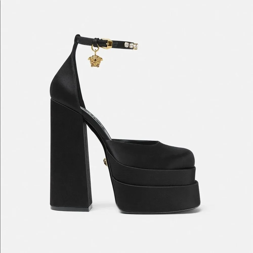 VERSACE MEDUSA AEVITAS PLATFORM PUMPS - Picture 2 of 5